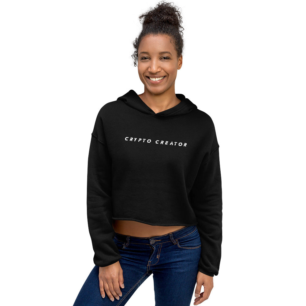 Crypto Creator Ladies Crop Hoodie