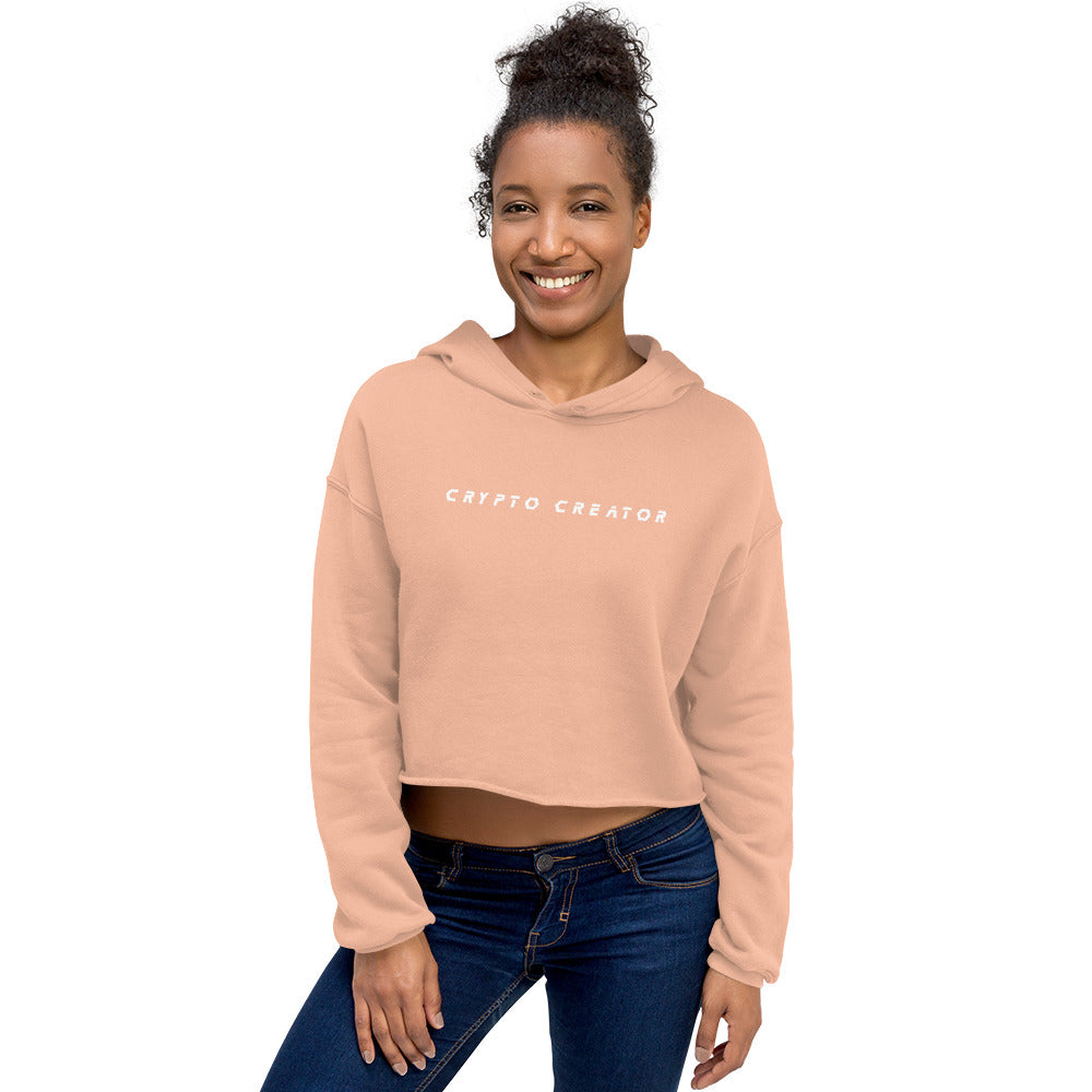 Crypto Creator Ladies Crop Hoodie